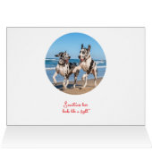 Wir trafen uns durch Hunde – Great Dane Save the D (Innenansicht Horizontal (Oben))