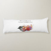 Wir tragen auch zur grünen Evolution bei Seitenschläferkissen (Rückseite)