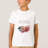 Wir tragen auch zur grünen Evolution bei. T-Shirt (Vorderseite)