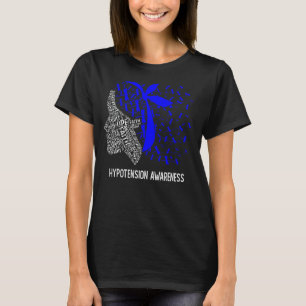 Wir tragen Blau für Hypotension Pots Bewusstsein T-Shirt