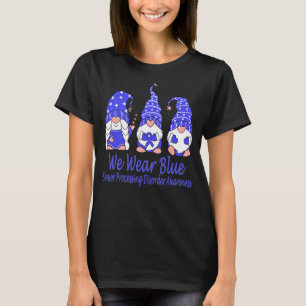 Wir tragen Blau für Sensorstörungen Waren T-Shirt