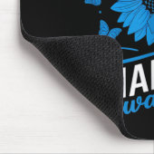 Wir tragen Blauer im Monat der Diabetes-Sensibilis Mousepad (Ecke)