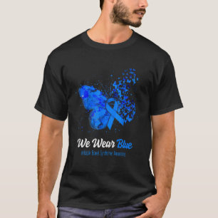 Wir tragen blaues Reizdarmsyndrom, das Bewusstsein T-Shirt