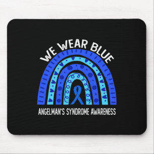 Wir tragen Blue For Angelman's Syndrome Awareness Mousepad