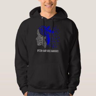 Wir tragen Blue for Epstein Barr Virus Awareness Hoodie