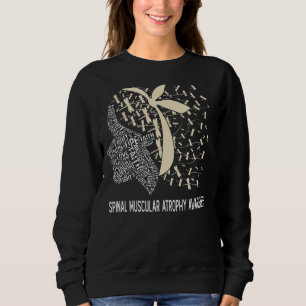 Wir tragen Creme für die Spinale Muskelatrophie Sm Sweatshirt