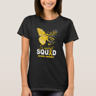 Wir tragen Gelbe Schmetterlinge Unterstützung Sarc T-Shirt