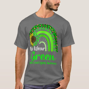Wir tragen grüne Rückenmarksverletzungen Bewusstse T-Shirt