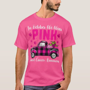 Wir tragen im Oktober Rosa, Brustkrebs Halloween T T-Shirt
