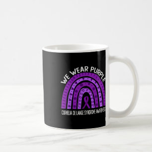 Wir tragen lila für das Cornelia-de-Lange-Syndrom- Kaffeetasse