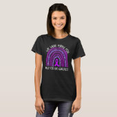 Wir tragen Lila für "Relay for Life Awareness Rain T-Shirt (Vorne ganz)