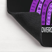 Wir tragen Lila Regenbogen bei Opioid-Überdosierun Mousepad (Ecke)