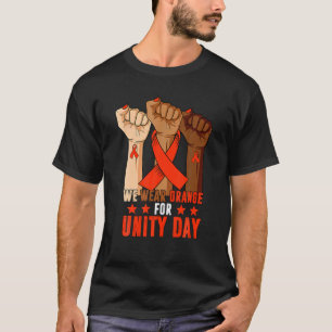 Wir tragen Orange für den Tag der Einheit T-Shirt