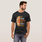 Wir tragen Orange für den Unity-DayD T-Shirt (Vorne ganz)