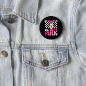 Wir tragen Pink Funny Ghost Halloween Brustkrebs Button (Beispiel)