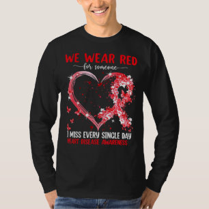 Wir tragen Rosa für Herzkrankheiten T-Shirt