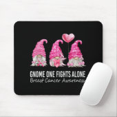Wir tragen rosa Gnome Brustkrebs-Bewusstsein Mousepad (Mit Mouse)