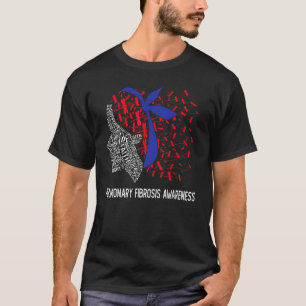 Wir tragen Rot & Blau für Lungenfibrose T-Shirt
