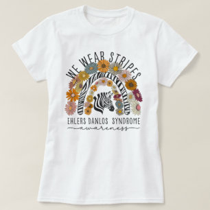 Wir tragen Streifen Zebra Ribbon Ehlers-Danlos Awa T-Shirt