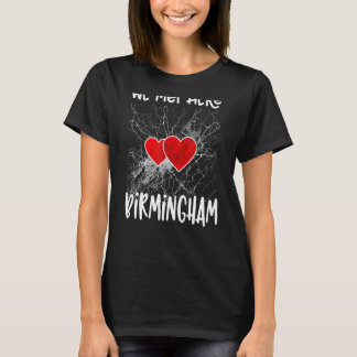 Wir treffen hier Birmingham Alabama Hearmap T-Shirt