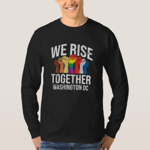 Wir treffen uns Washington DC Lgbtq Evergreen Sta T-Shirt