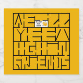 Wir treffen uns wieder, Freunde Bierflaschenetikett (Einzelnes Label)