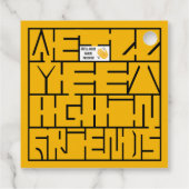 Wir treffen uns wieder, Freunde Geschenkanhänger (Rückseite)