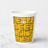 Wir treffen uns wieder, Freunde Pappbecher (Vorderseite)