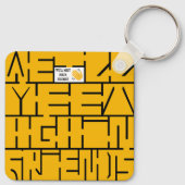 Wir treffen uns wieder, Freunde Schlüsselanhänger (Rückseite)