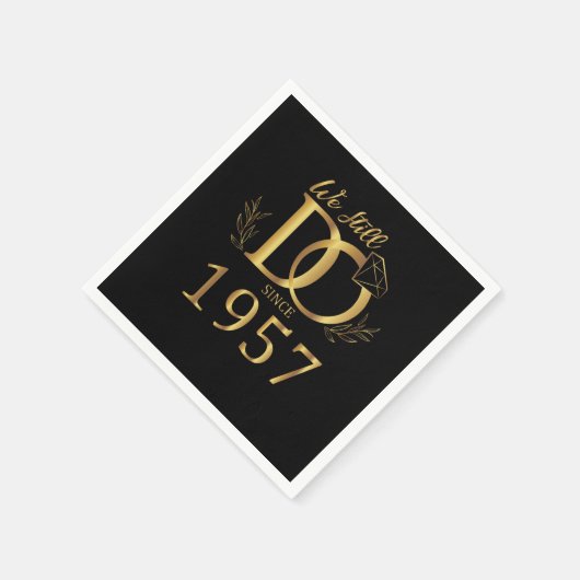 Wir tun das noch seit 1957 Heiratsjargon Serviette (Ecke)