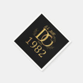 Wir tun das noch seit 1982 Hochzeitsfreunde Serviette (Ecke)