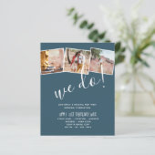 WIR TUN Engagement Party Einladungen MODERNE Farbe (Stehend Vorderseite)