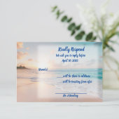 Wir tun es auf dem Strand UAWG Save The Date (Stehend Vorderseite)