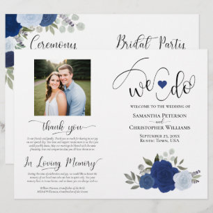 Wir tun es! Blaue Boho-Rosen DIY-Falt-Hochzeitspro