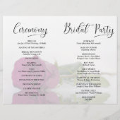 Wir tun es! Cassis Lila Rose Modernes Hochzeitspro (Rückseite)