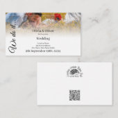 Wir tun es - ein Paar auf der Wiese küssen Begleitkarte (Vorne/Hinten)