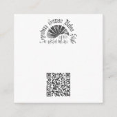 Wir tun es - ein Paar auf der Wiese küssen Begleitkarte (Rückseite)