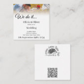 Wir tun es - ein Paar auf der Wiese küssen Begleitkarte (Vorne/Hinten)