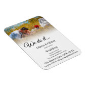 Wir tun es - ein Paar auf der Wiese küssen Magnet (Rechte Seite)