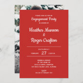 Wir tun es! EINLADUNG DER ENGAGEMENT-PARTEI | Bild (Vorne/Hinten)