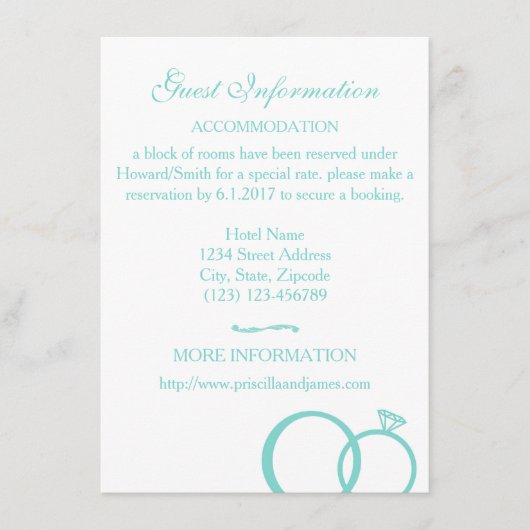 Wir tun es! Gästebuch Begleitkarte (Vorderseite)