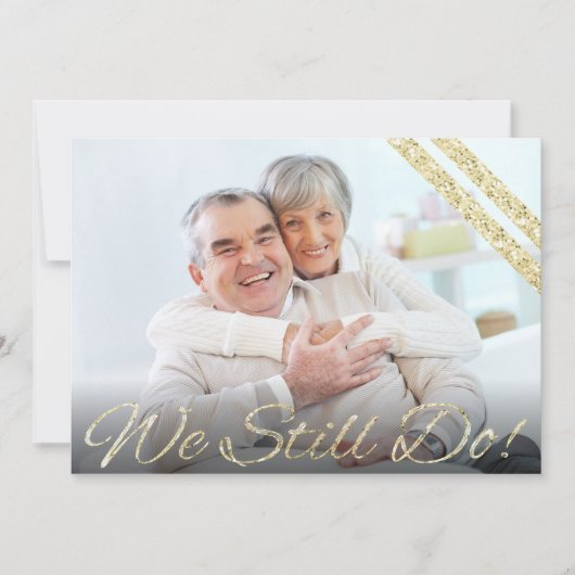 Wir tun es immer noch! | Modernes 50. Jubiläum Einladung (Vorderseite)