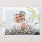 Wir tun es immer noch! | Modernes 50. Jubiläum Einladung (Vorne/Hinten)