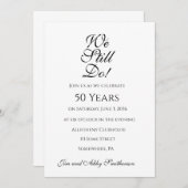 Wir tun es immer noch! Party Einladungen zum Jahre (Vorne/Hinten)