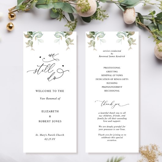 Wir tun es noch, das elegante Programm zur Erneuer