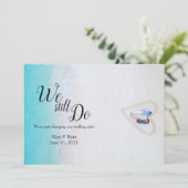 Wir tun es noch | Einfaches Update für Hochzeitauf Einladung (Stehend Vorderseite)