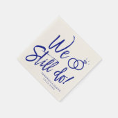 Wir tun es noch | Jubiläum-Party Serviette (Ecke)