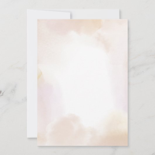 Wir tun es noch | Moderne Aquarellfarben 25 Jahre Einladung (Rückseite)