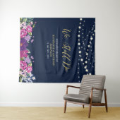 Wir tun es noch | String Lights Wedding Anniversar Wandteppich (Beispiel (Horizontal))