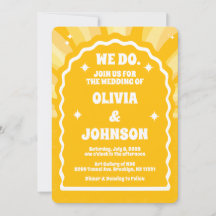 Wir tun moderne, kühne, gelbe Retro-Gelb-Abstrakt